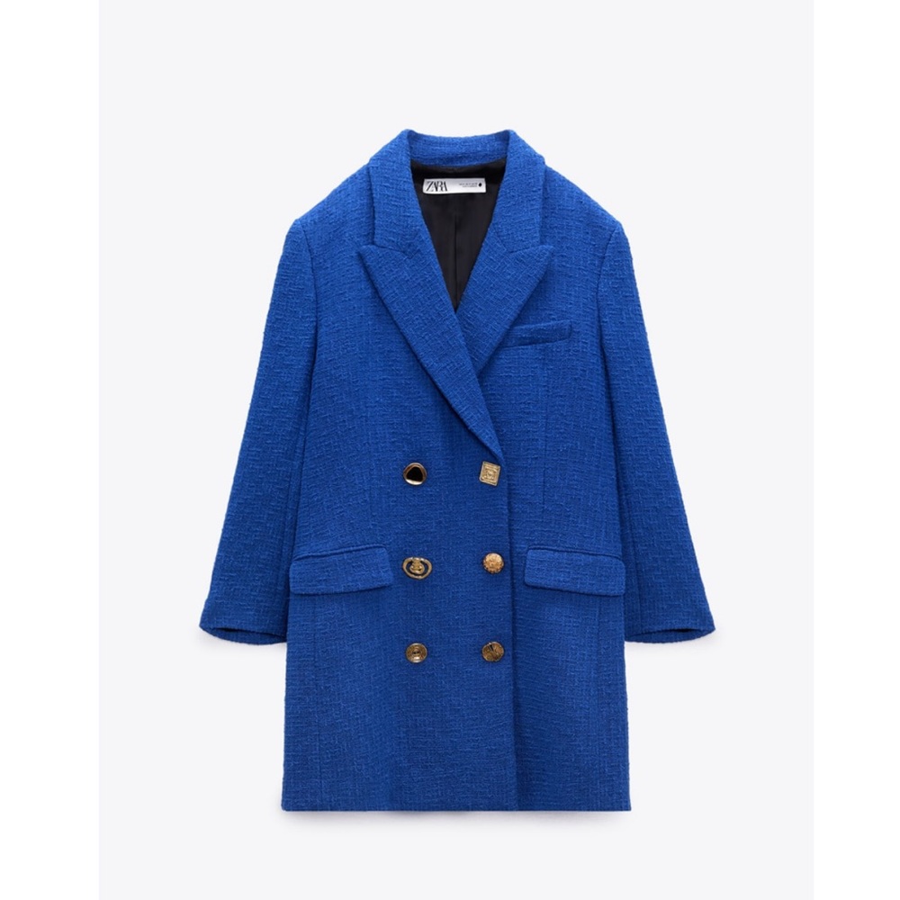 ZARA TEXTURED BLAZER - Picture 13 of 16